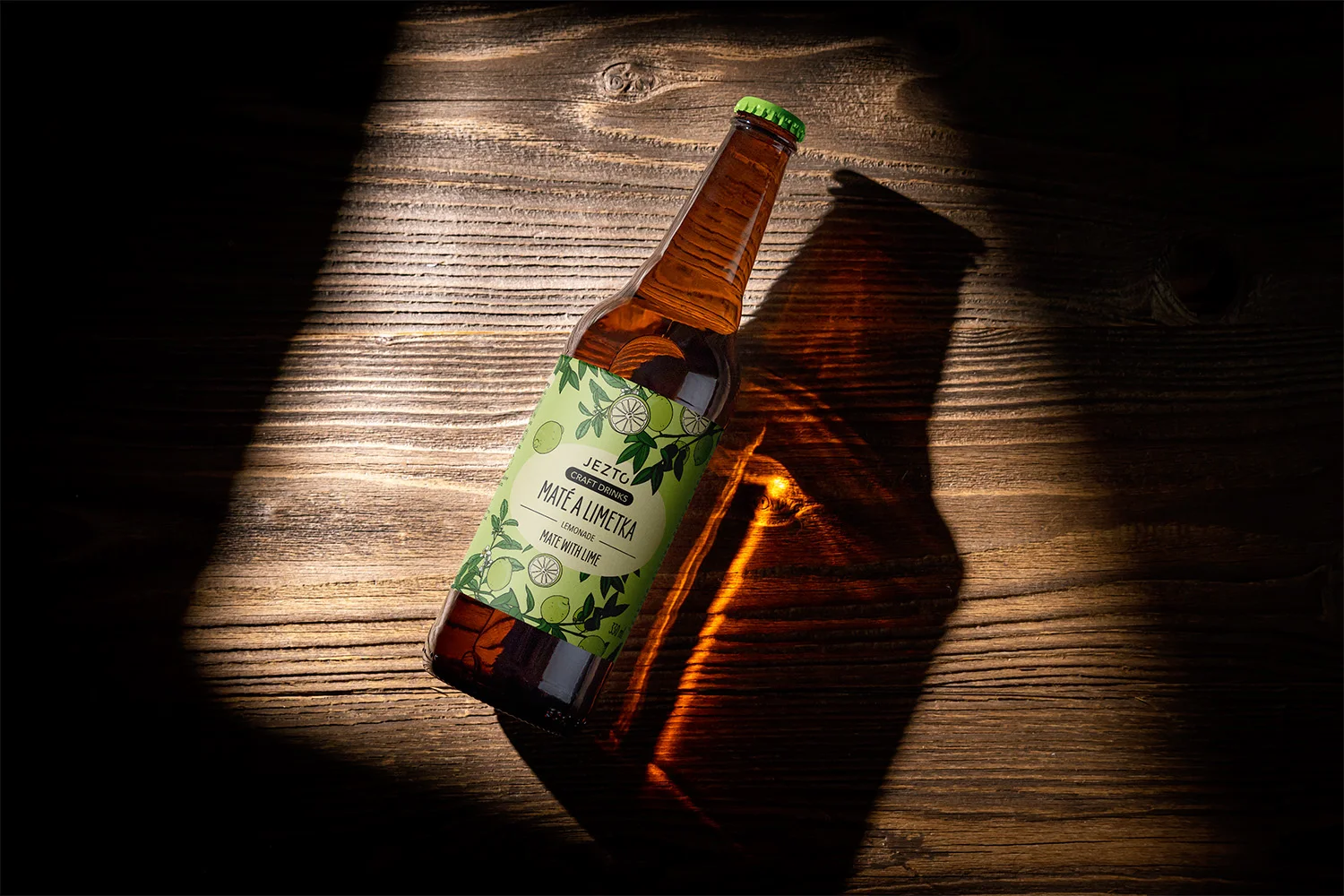 Etiketa pro domácí limonádu Máta a Limetka